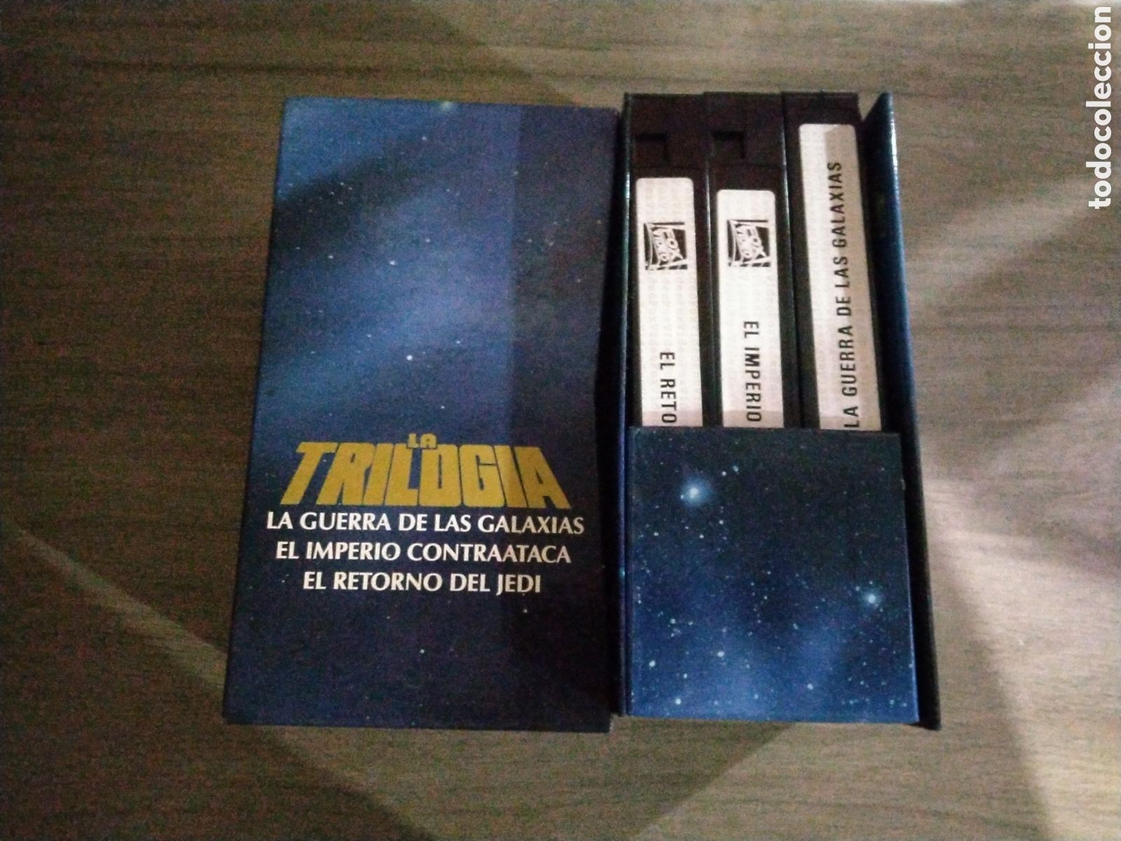 Cine: VHS- La trilog&iacute;a de la guerra de las galaxias- Muy buen estado