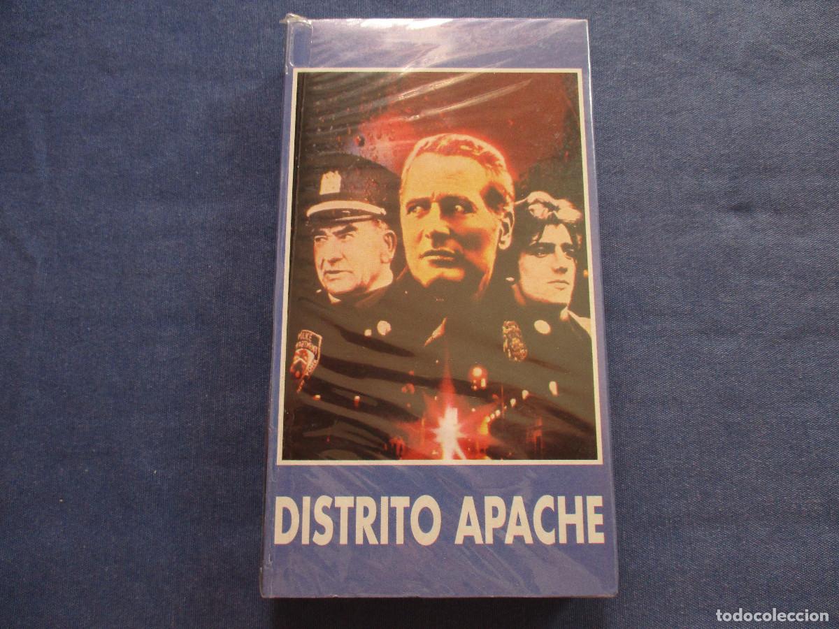 Cine: VHS - DISTRITO APACHE &middot; CAJA FINA DE CART&Oacute;N - NUEVA Y PRECINTADA