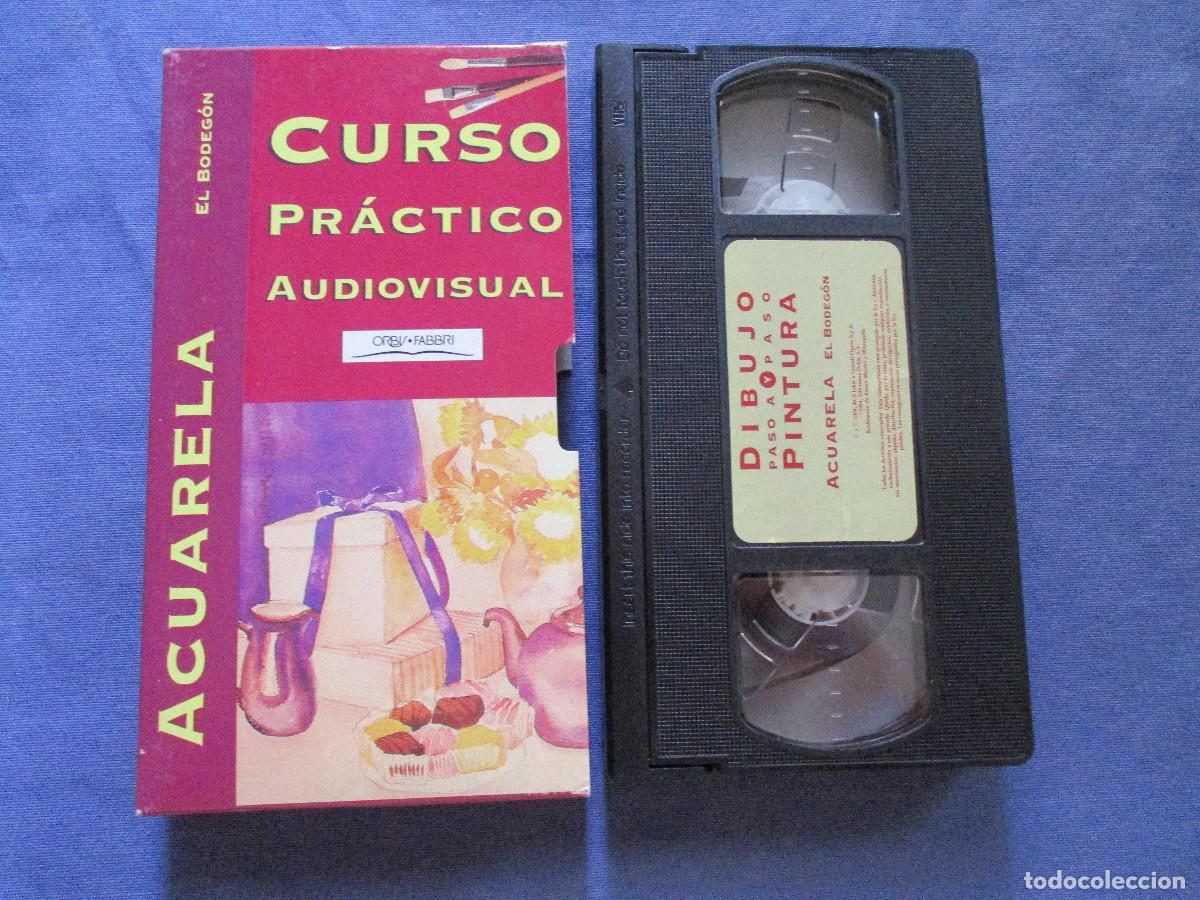 Cine: VHS - CURSO PR&Aacute;CTICO AUDIOVISUAL &middot; ACUARELA - EL BODEG&Oacute;N &middot; CAJA FINA DE CART&Oacute;N