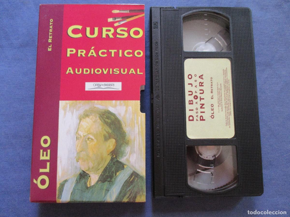 Cine: VHS - CURSO PR&Aacute;CTICO AUDIOVISUAL &middot; &Oacute;LEO - EL RETRATO &middot; CAJA FINA DE CART&Oacute;N