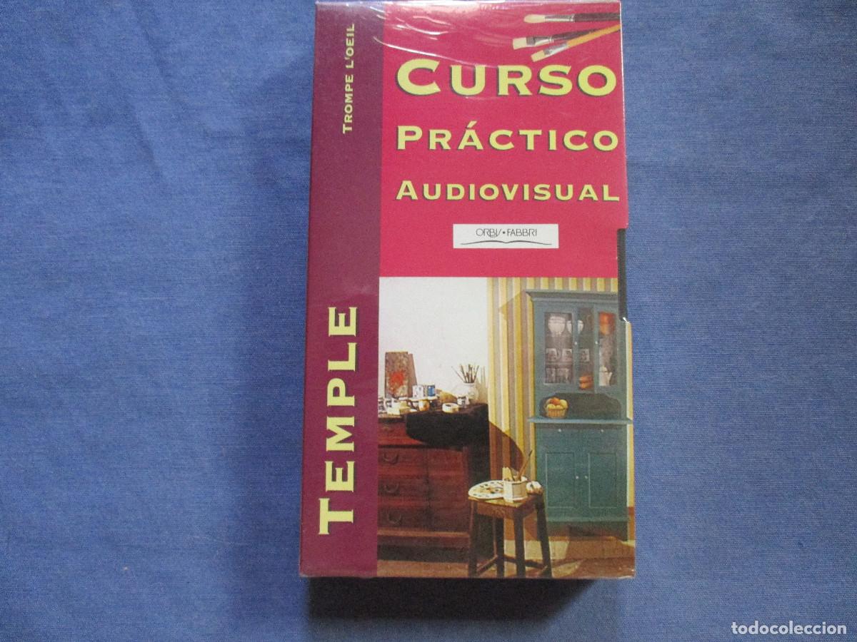 Cine: VHS - CURSO PR&Aacute;CTICO AUDIOVISUAL &middot; TEMPLE - TROMPE L'OEIL &middot; CAJA FINA DE CART&Oacute;N - NUEVA Y PRECINTADA