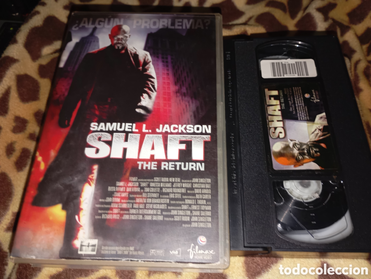 Cine: Shaft the return- vhs- caja grande