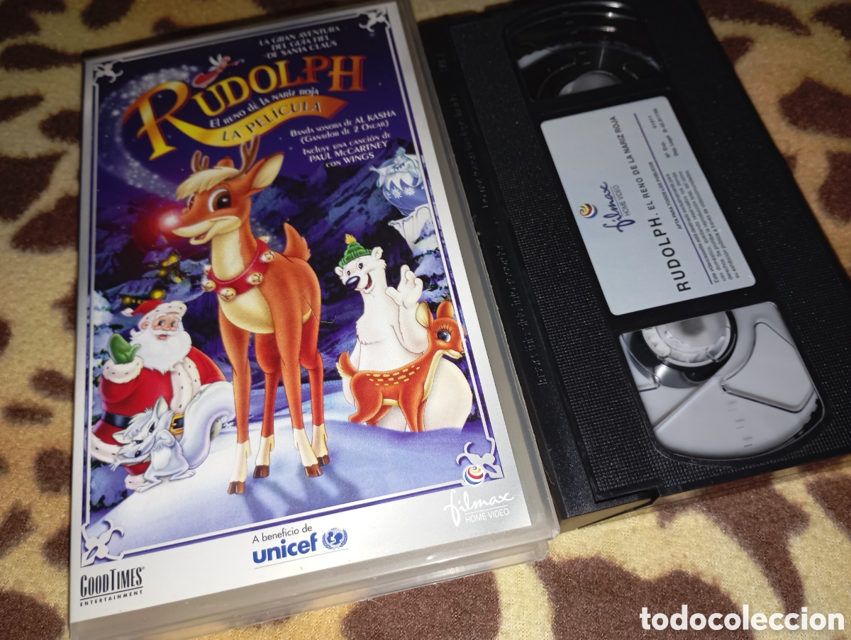 Cine: Rudolf la pelicula- vhs el beso de la nariz roja