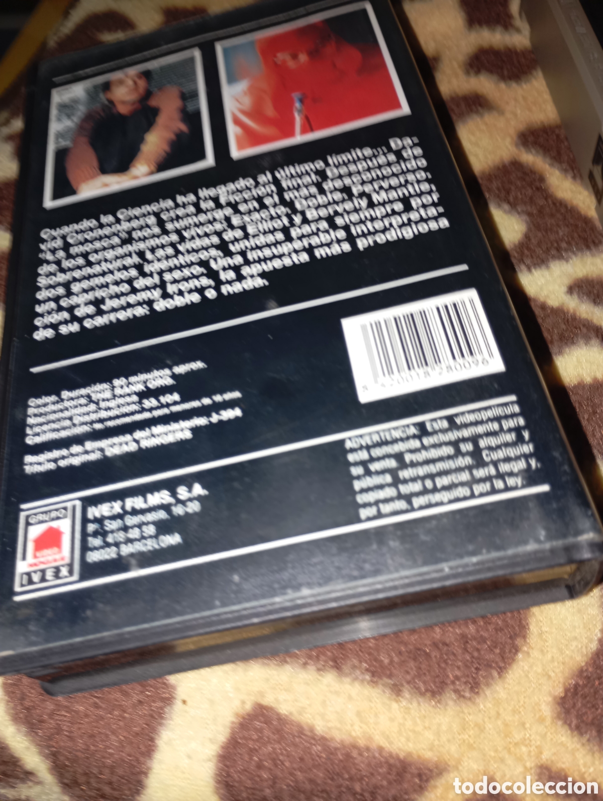 Cine: Inseparables- vhs- David cronenberg - Foto 2