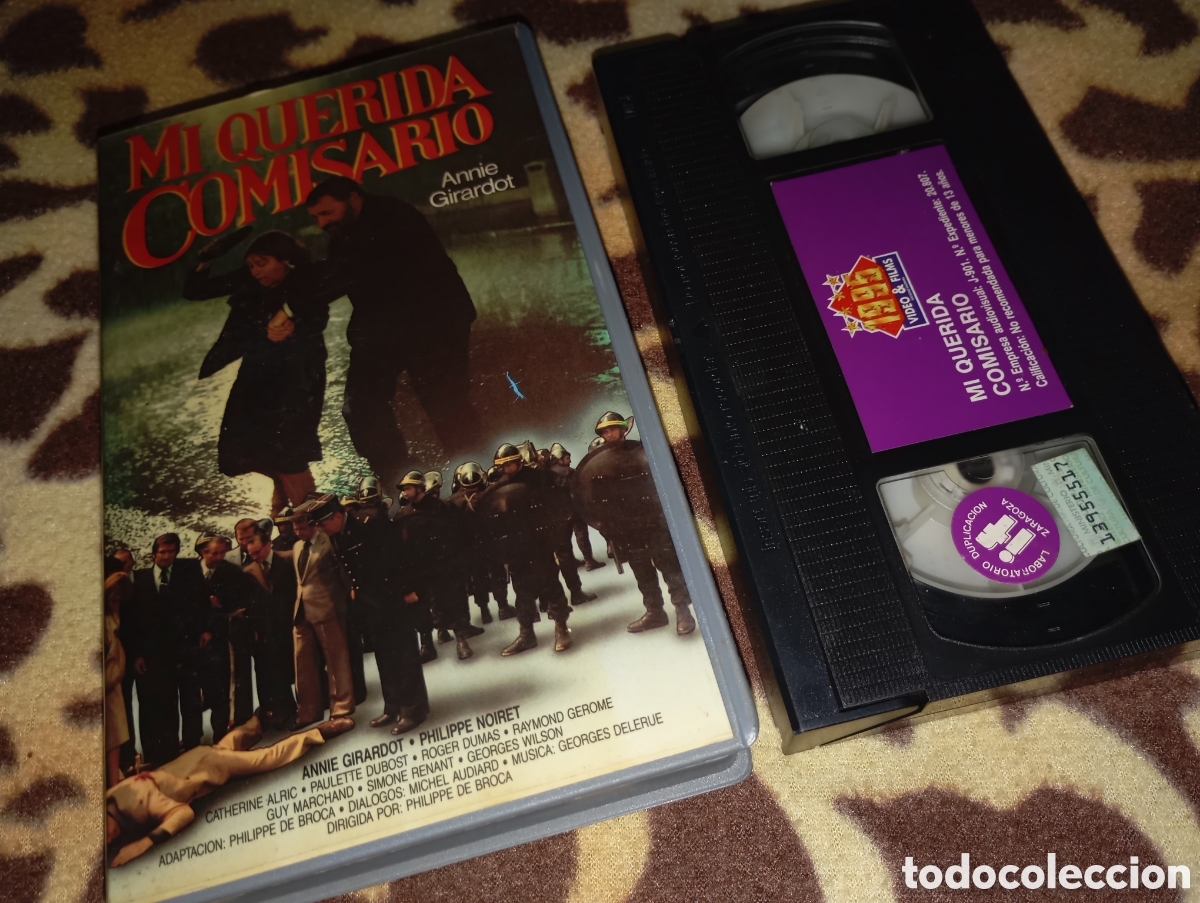 Cine: Mi querida comisario- vhs- Annie girardot