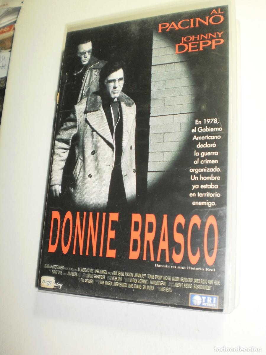 Cine: v&iacute;deo vhs donne brasco. al pacino (buen estado)