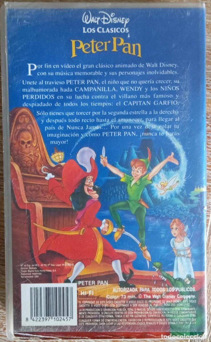 Cine: VHS PETER PAN - LOS CLASICOS - Foto 3