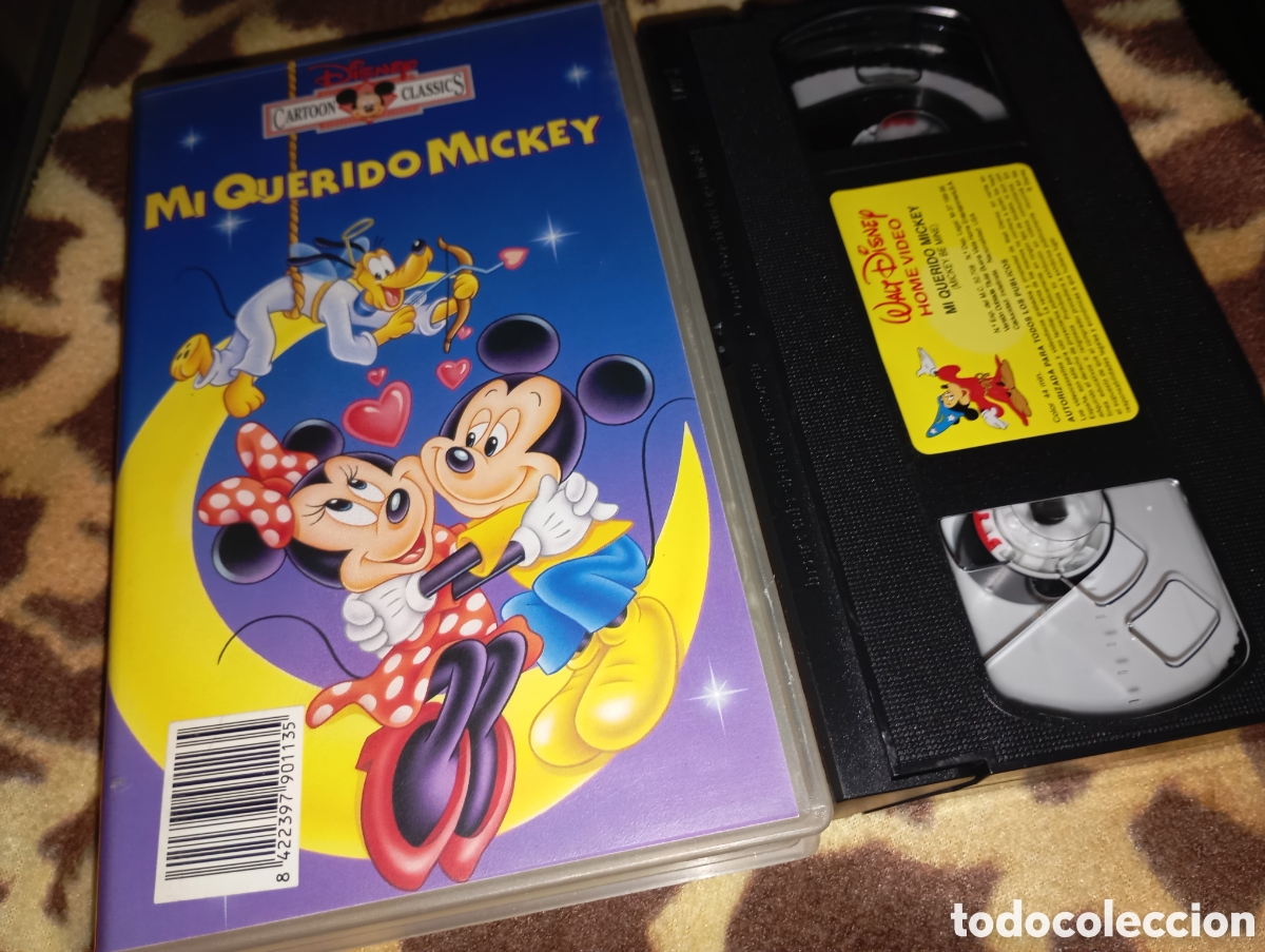 Cine: Mi querido mickey- vhs- cartoon classics