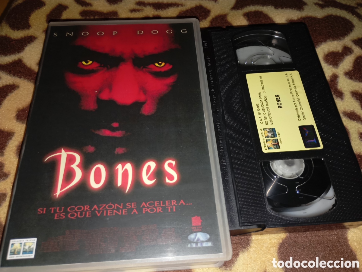 Cinema: Bones- vhs- caja grande