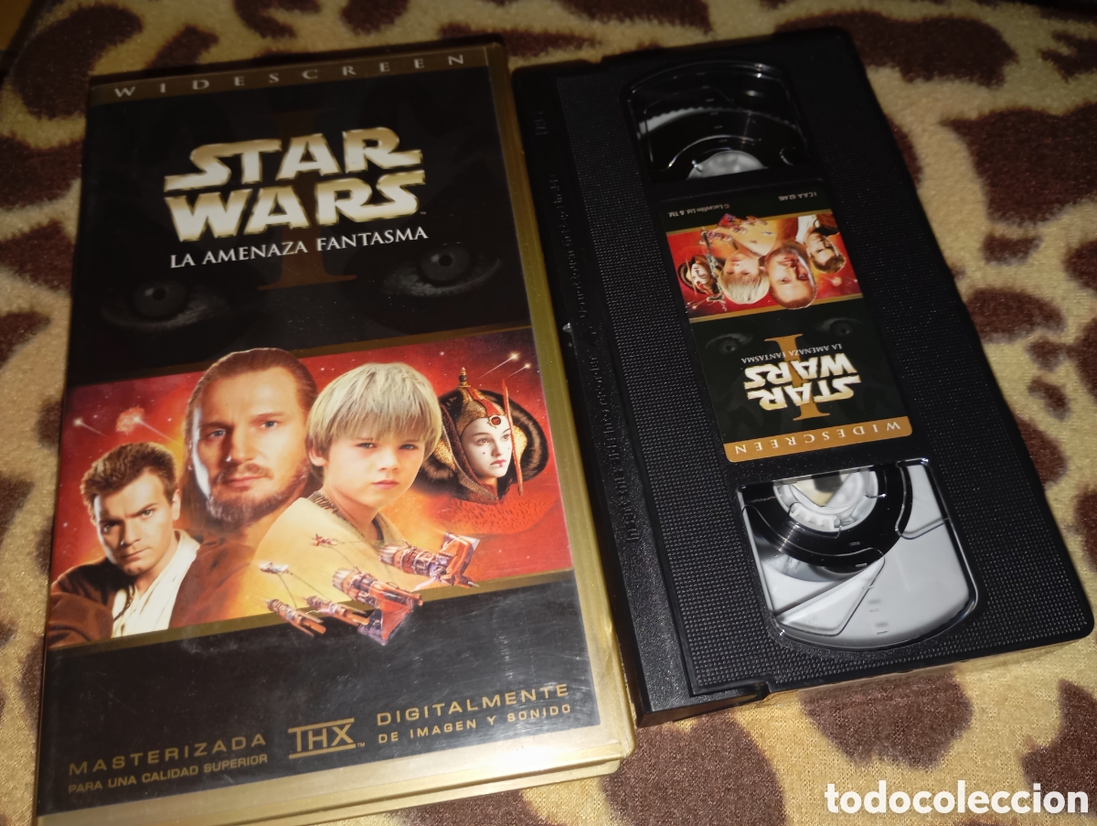 Cinema: Star wars la amenaza fantasma- vhs