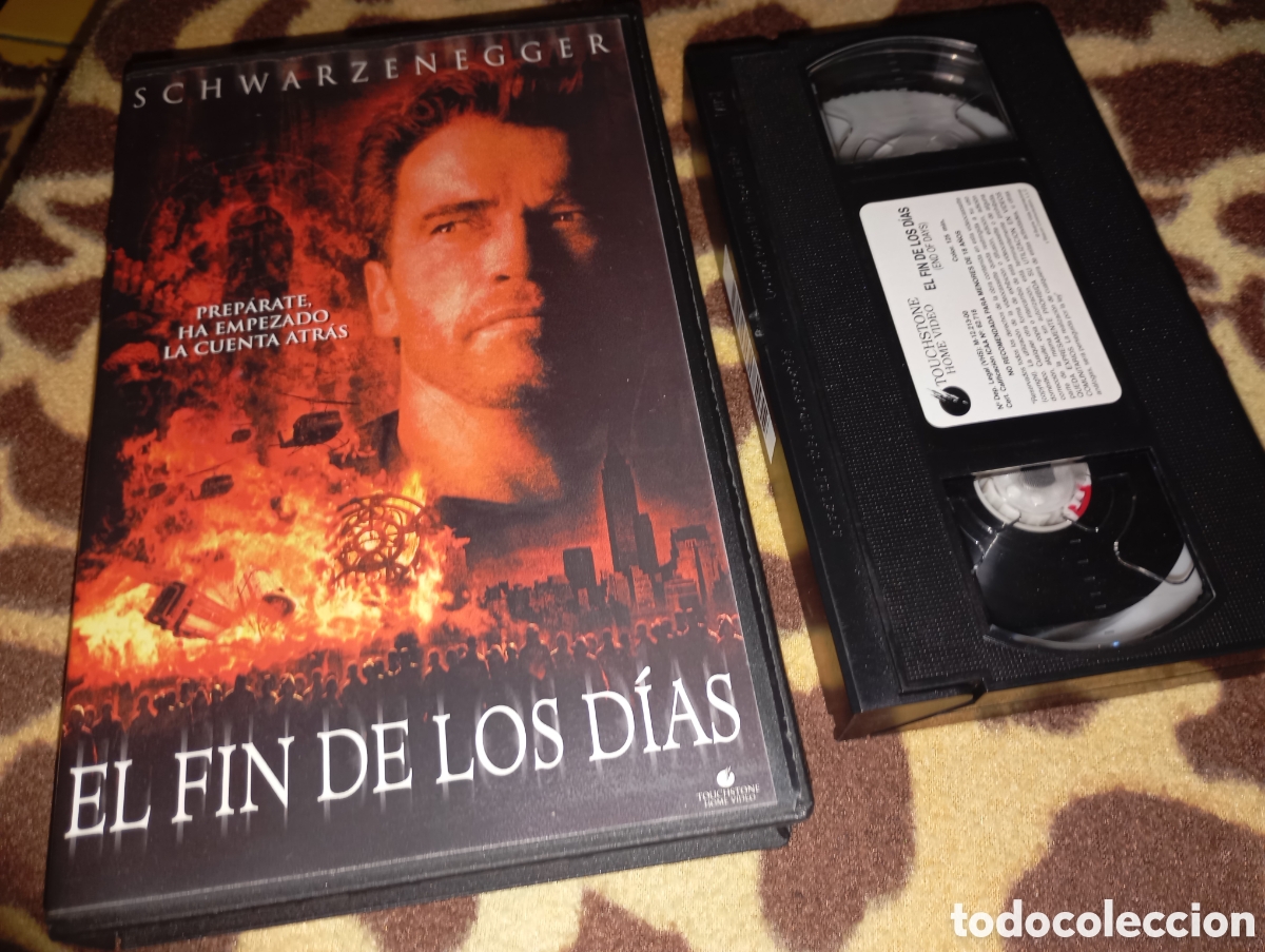 Cinema: El fin de los dias- vhs- schwarzenegger- caja grande