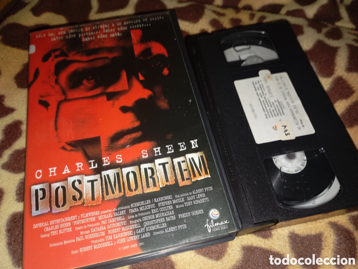 Cinema: Postmortem- vhs- caja grande