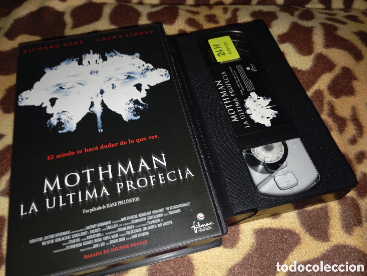 Cine: Mothman la &uacute;ltima profecia- vhs- caja grande