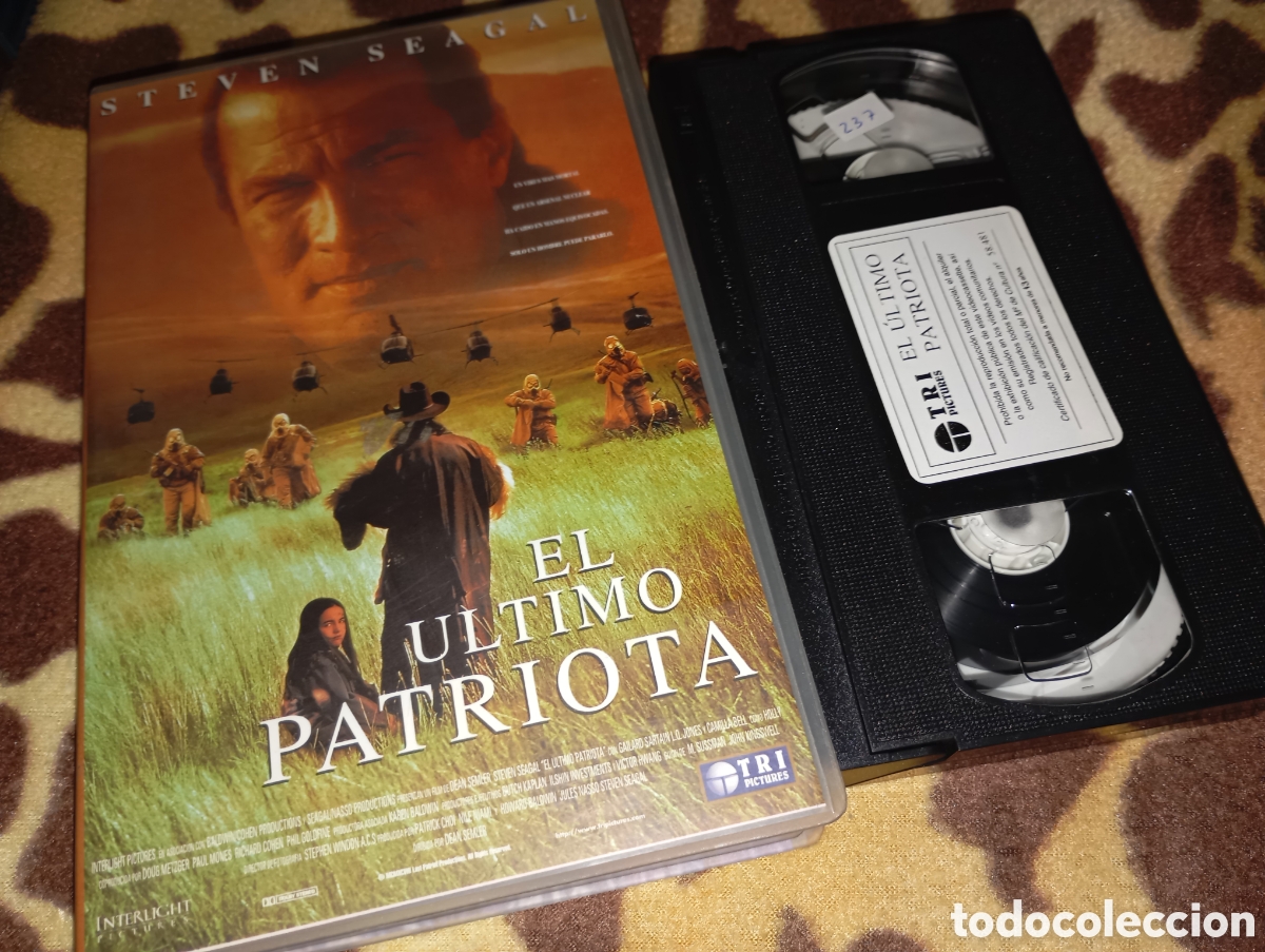 Cine: El &uacute;ltimo patriota- vhs- caja grande
