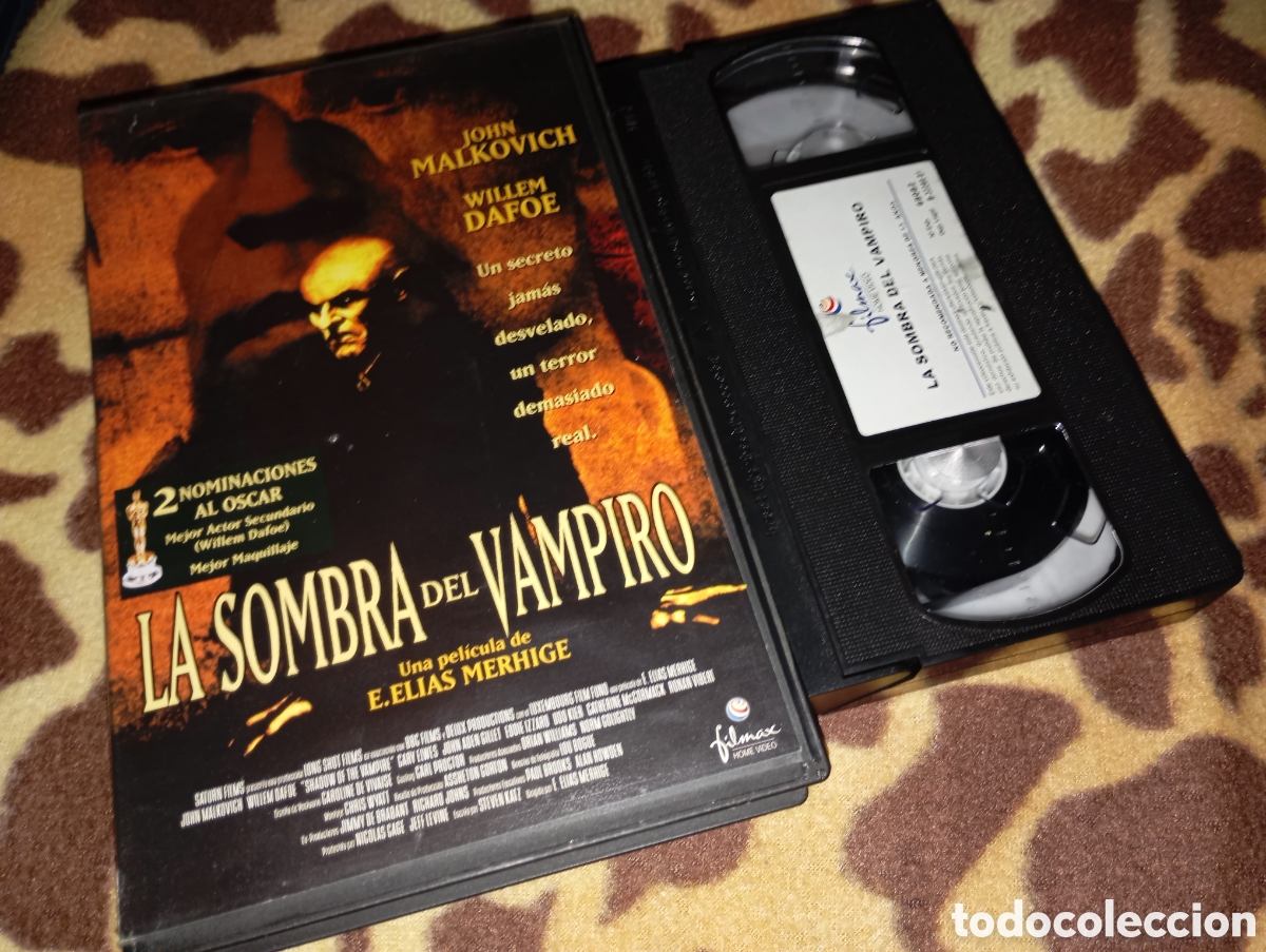 Cine: La sombra del vampiro- vhs- caja grande