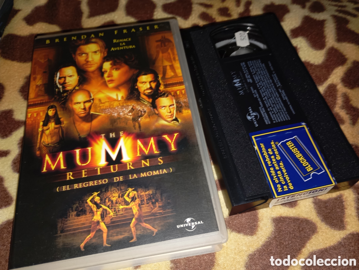 Cine: The mummy returns- vhs- caja grande
