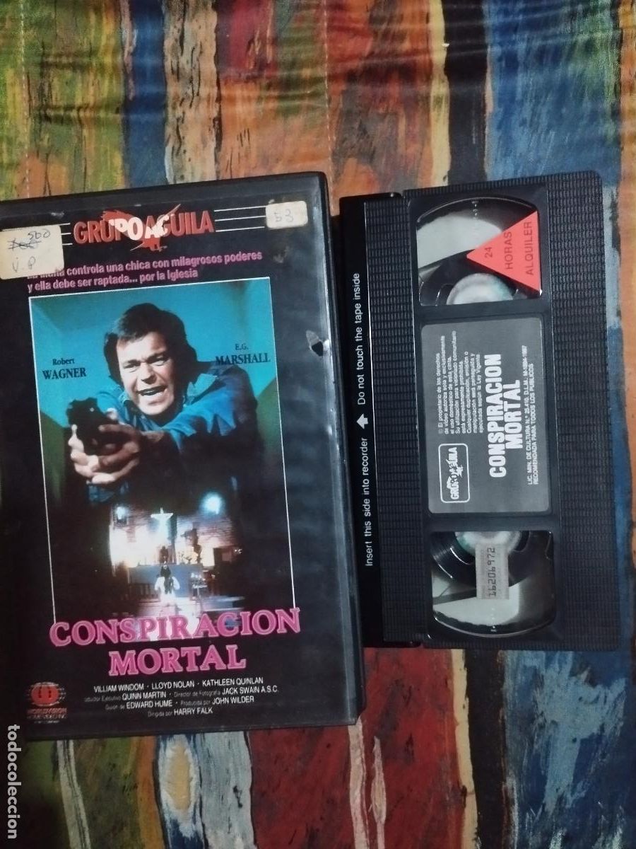 Kino: VHS CONSPIRACION MORTAL - ROBERT WAGNER