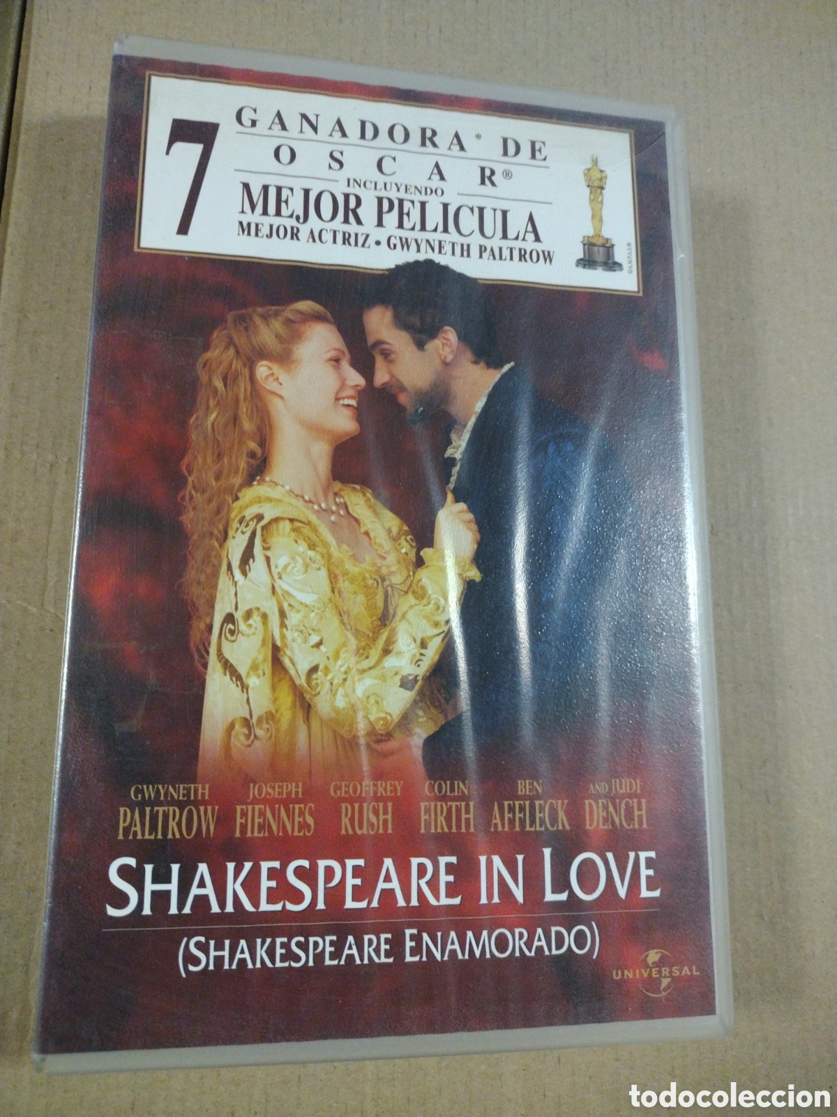 Cine: SHAKESPEARE IN LOVE. VHS. Caja Grande.