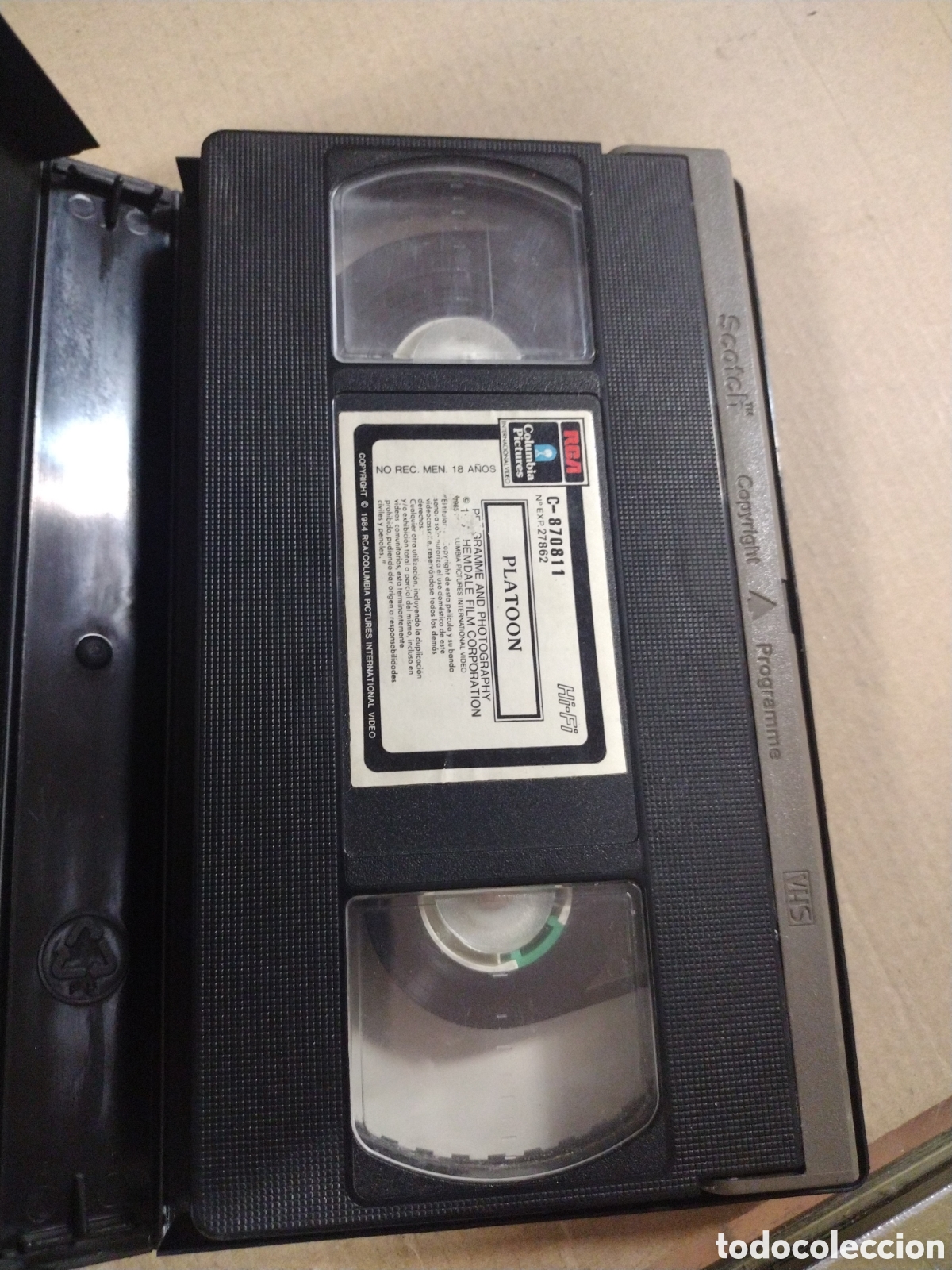 Cine: PLATOON, OLIVER STONE. VHS. - Foto 3