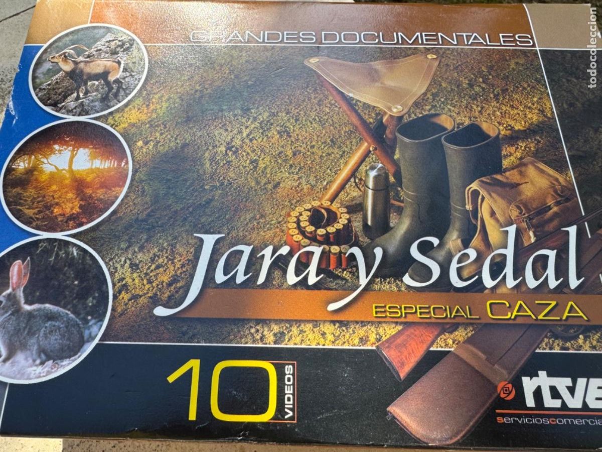 Cine: Jara y sedal - Programa de caza y pesca ● RTVE ● 10 x VHS precintado
