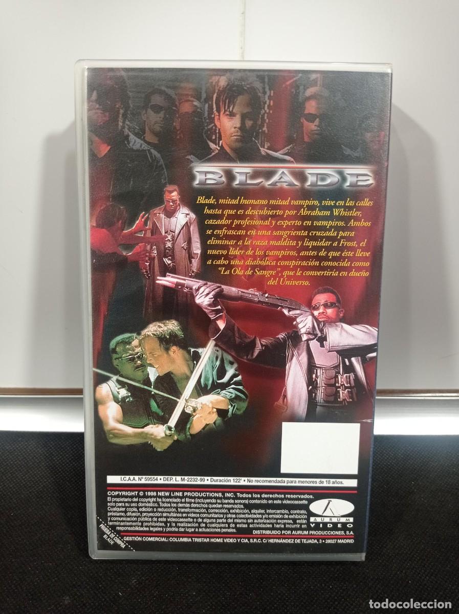 Cine: PELICULA VIDEO VHS: BLADE - Foto 2