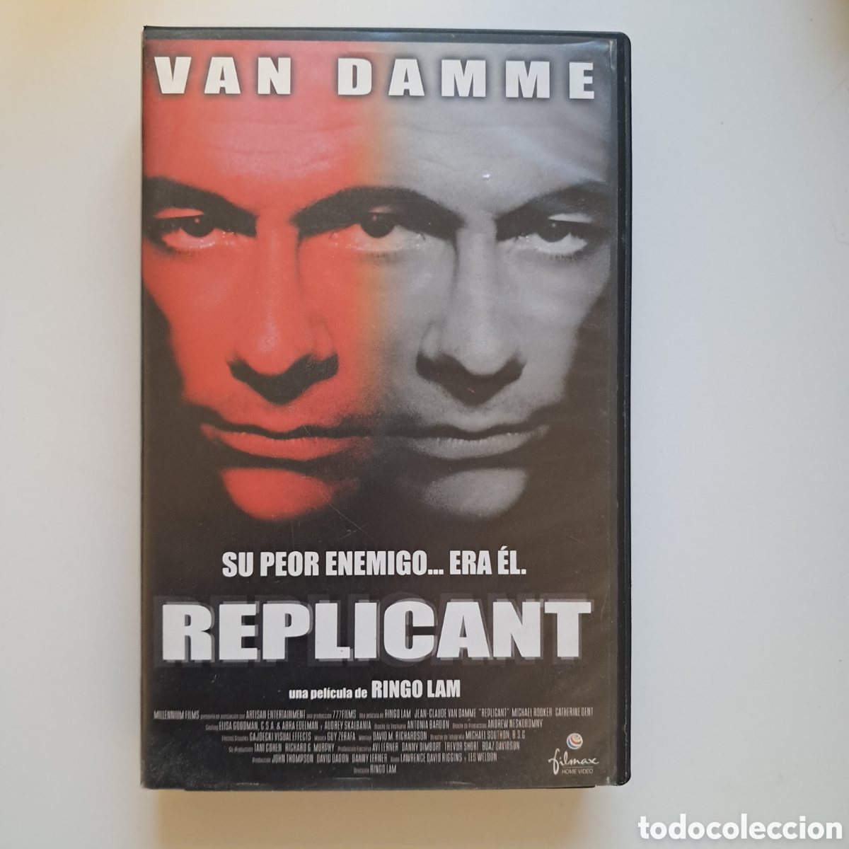 Cine: VHS v&iacute;deo - REPLICANT Van Damme - Caja grande