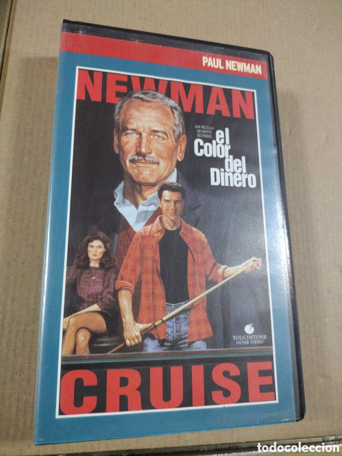 Cine: El color del dinero. VHS.