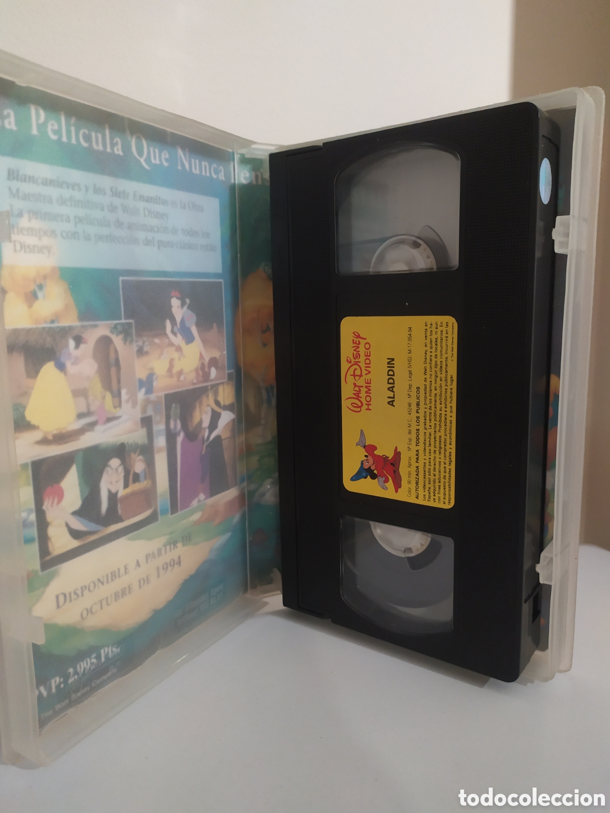 Cine: VHS ALADDIN. BUEN ESTADO. - Foto 3