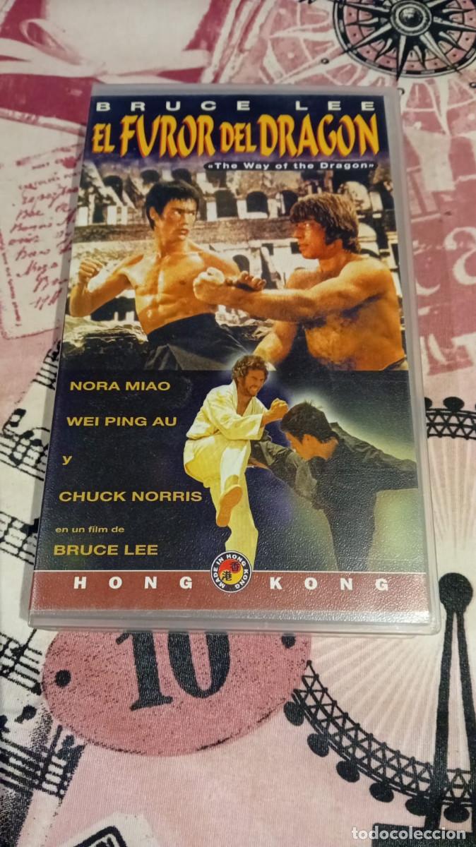 Cine: VHS El furor del drag&oacute;n de Bruce Lee - Foto 1