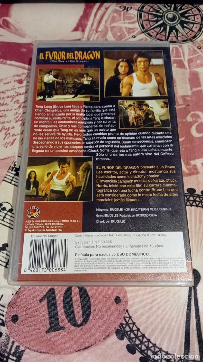 Cine: VHS El furor del drag&oacute;n de Bruce Lee - Foto 2