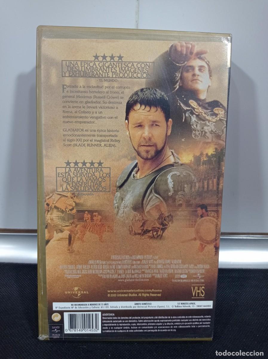 Cine: PELICULA VIDEO VHS: GLADIATOR (WIDESCREEN) - Foto 3
