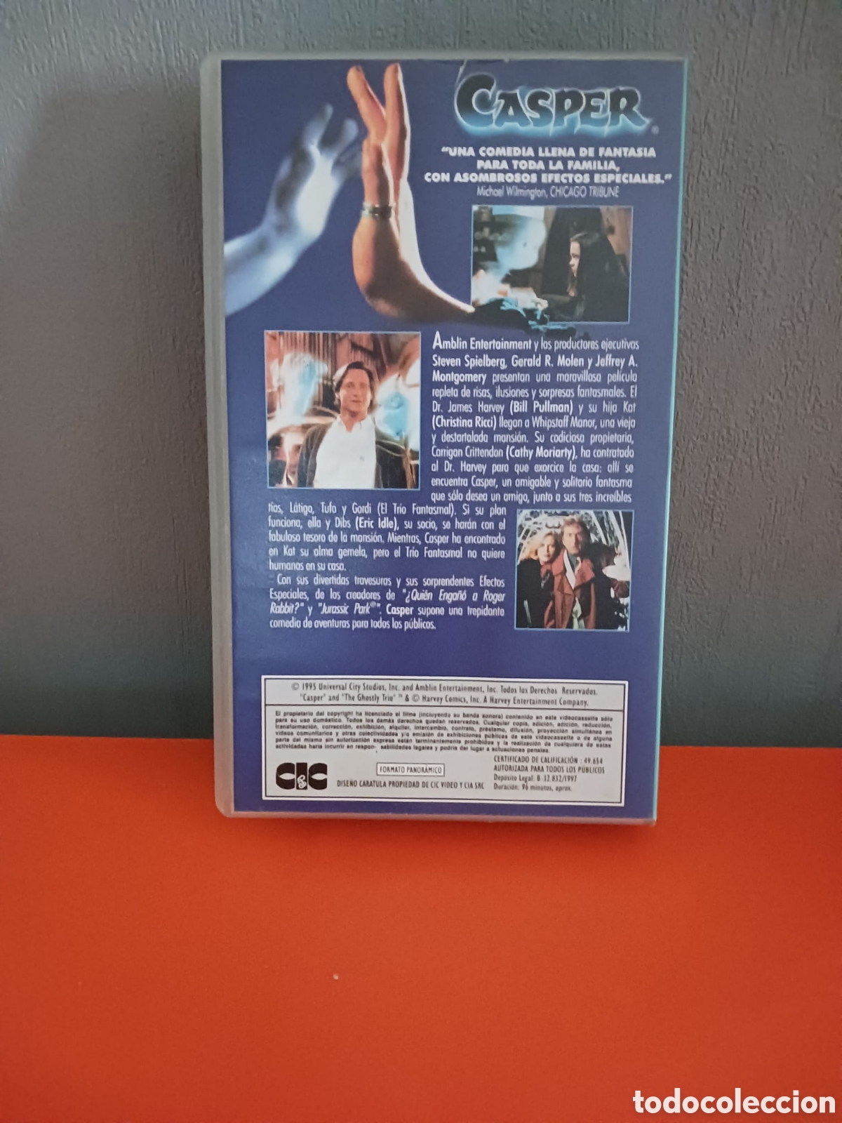Cine: CASPER. Pel&iacute;cula VHS. - Foto 6