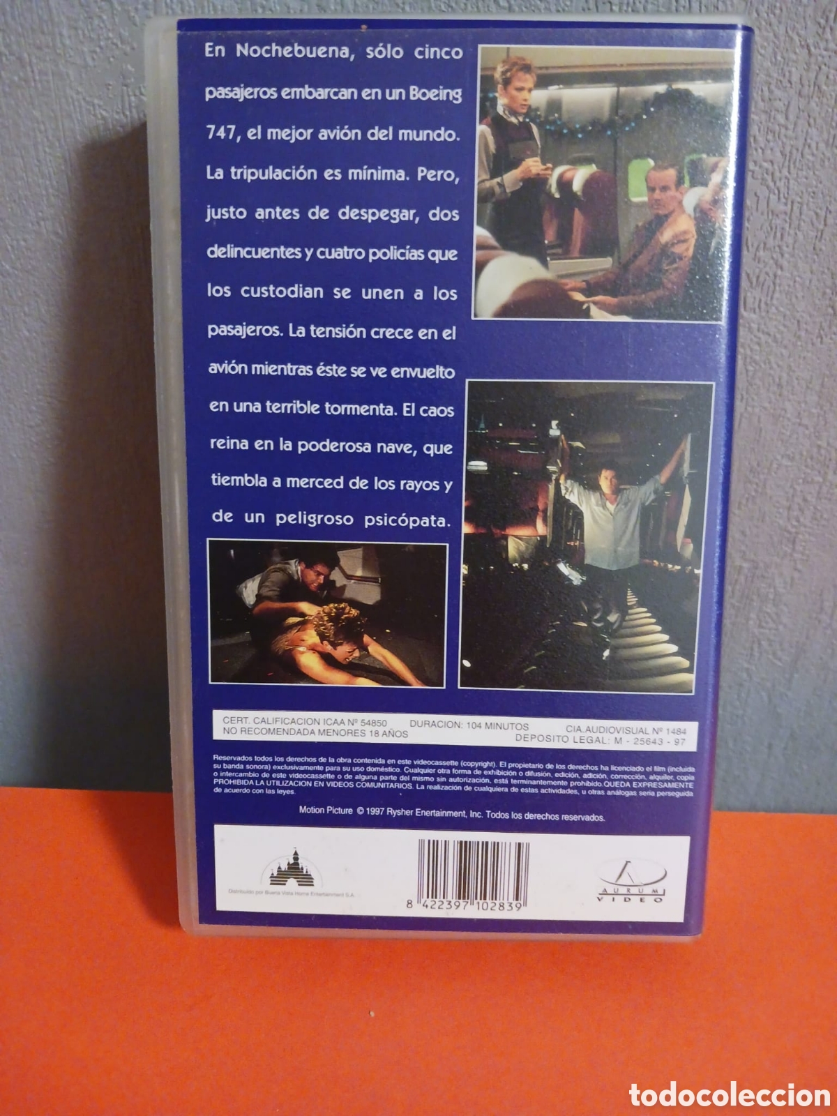Cine: TURBULENCE. Pel&iacute;cula VHS. - Foto 5