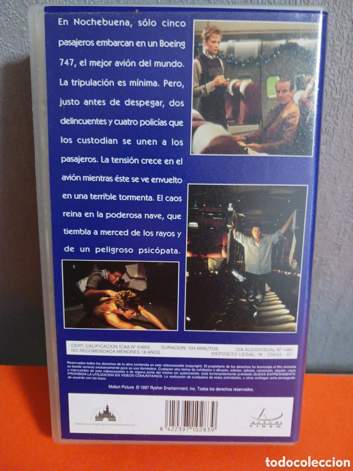 Cine: TURBULENCE. Pel&iacute;cula VHS. - Foto 6
