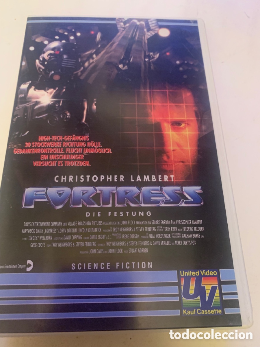 Cine: Raro vhs fortaleza infernal version alemania deutch vhs fortress ciencia ficcion