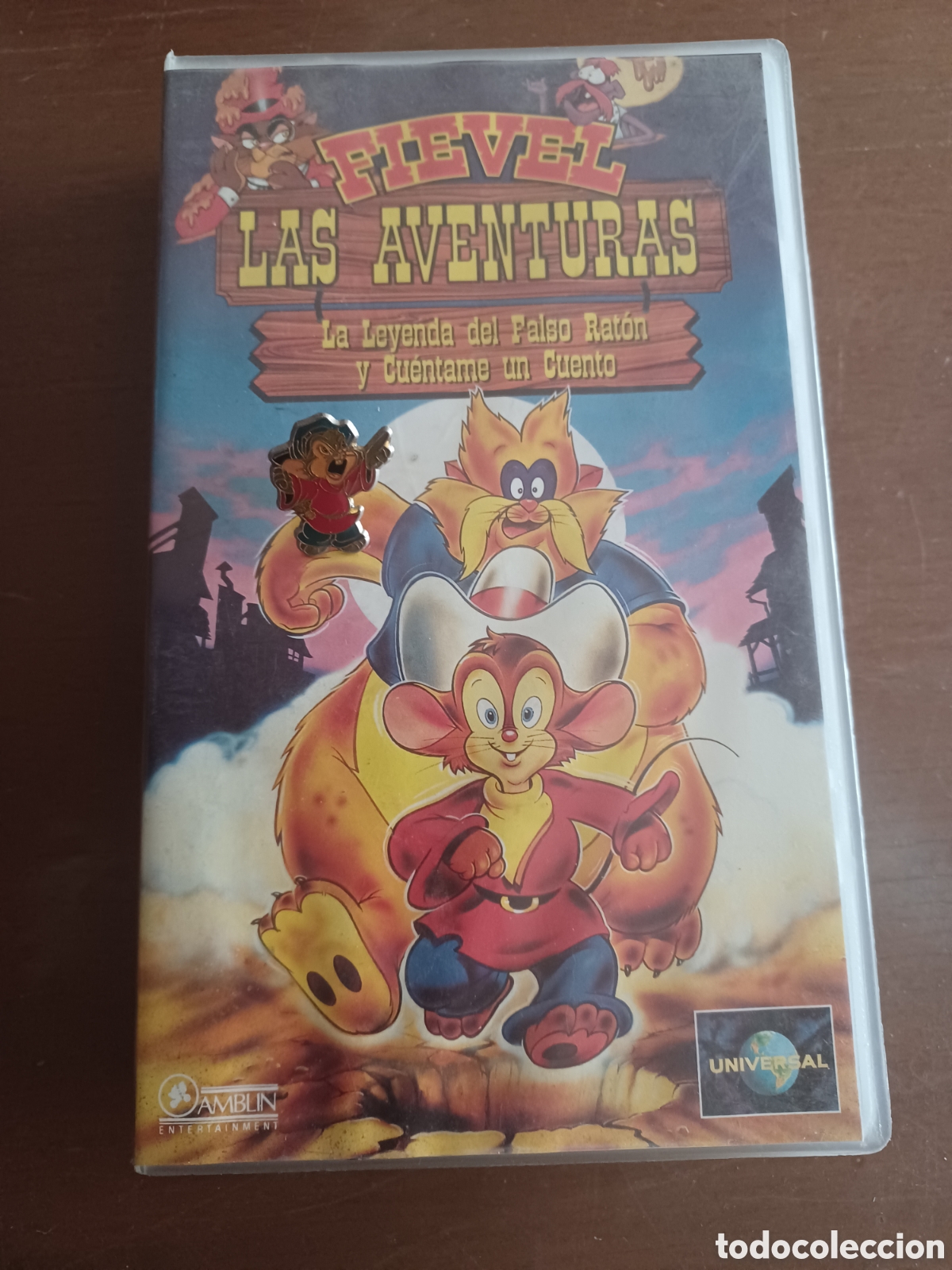 Cine: Pelicula vhs fievel las aventuras +pin