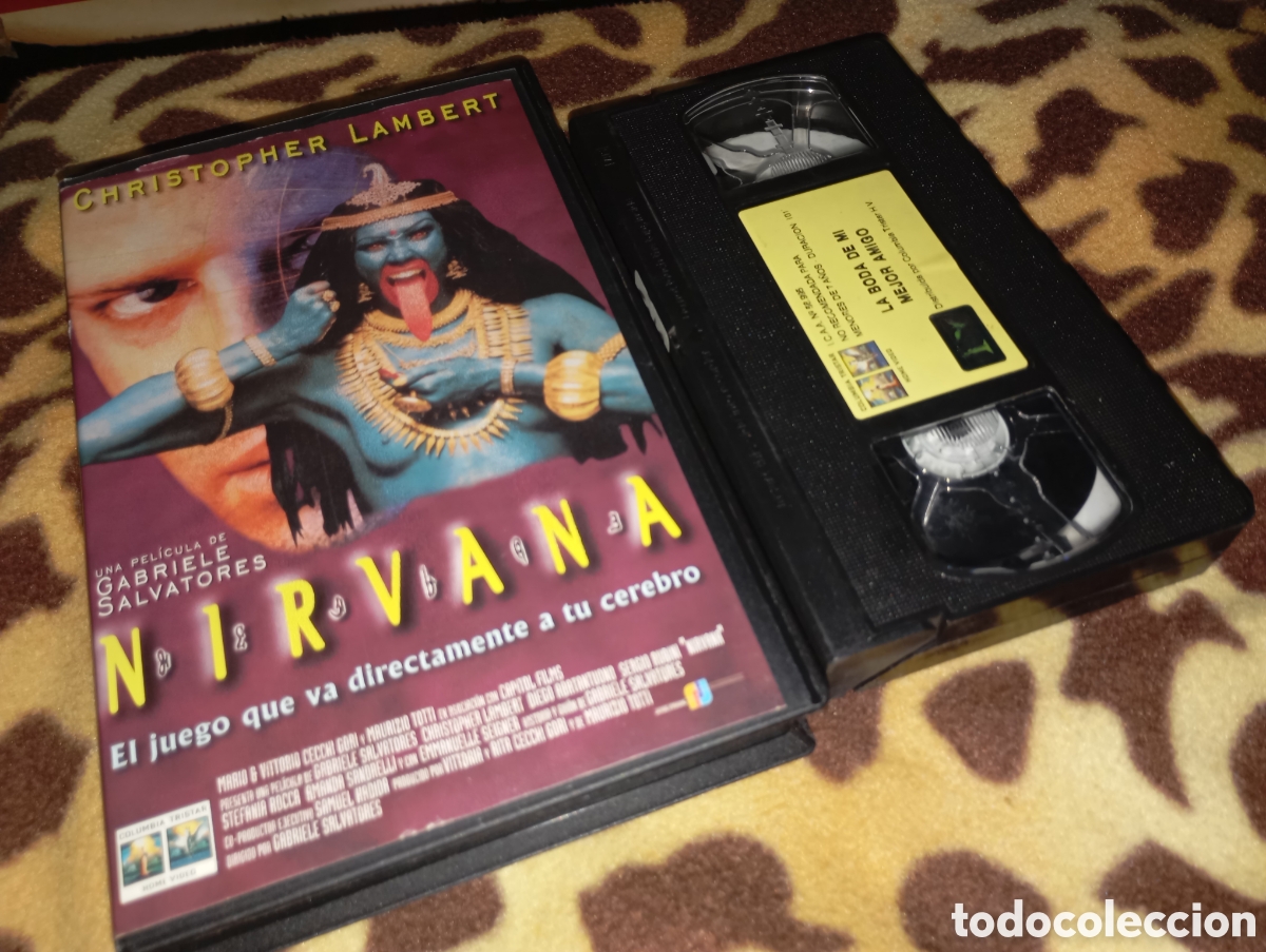 Cine: Nirvana- vhs- Christopher Lambert - caja grande - Foto 1
