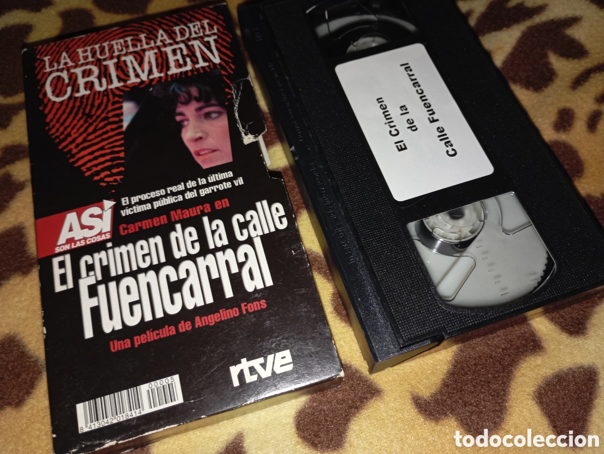 Cine: La huella del crimen- el crimen de la calle Fuencarral - vhs