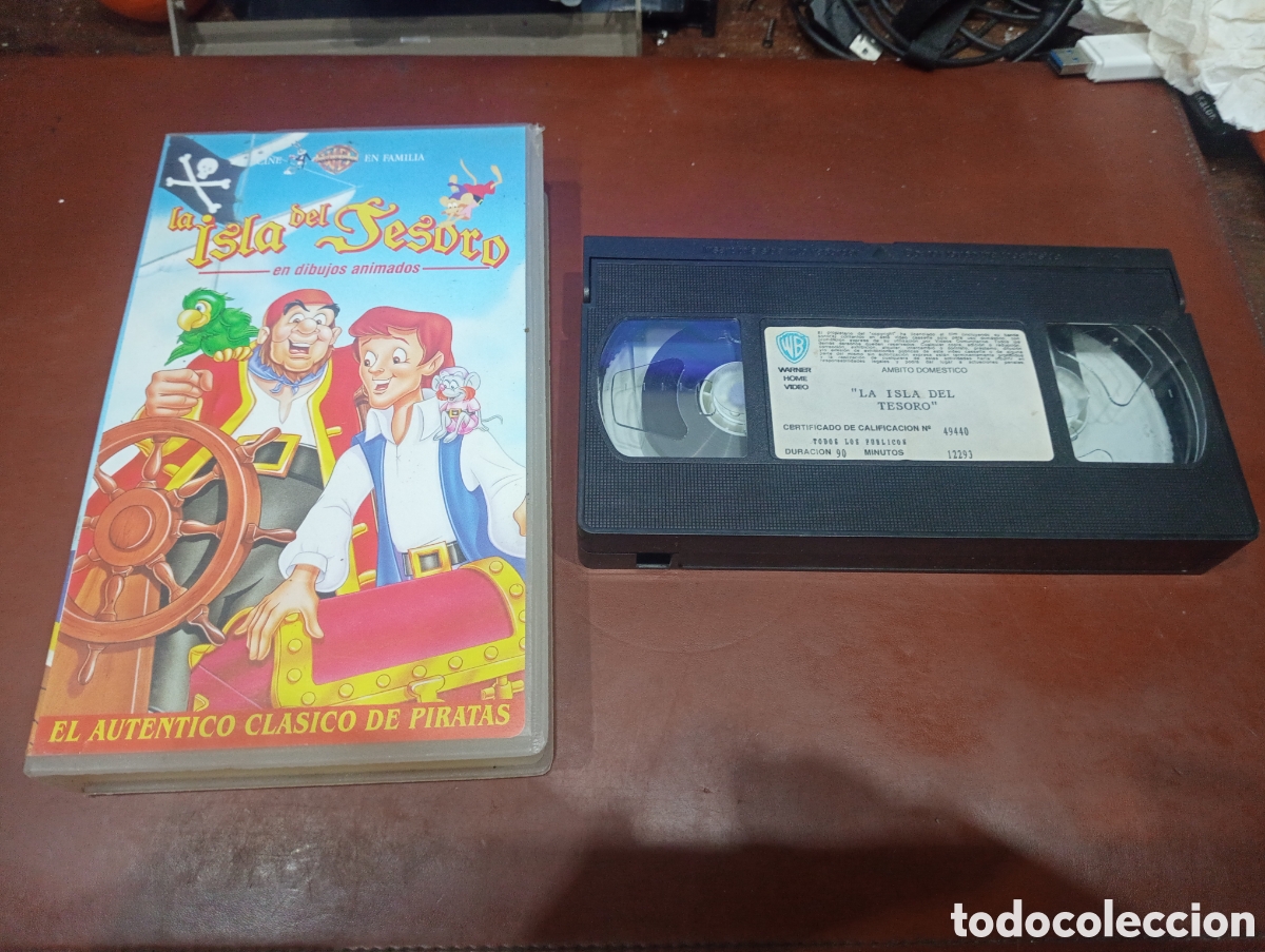 Cine: VHS dibujos la isla del tesoro - Foto 1