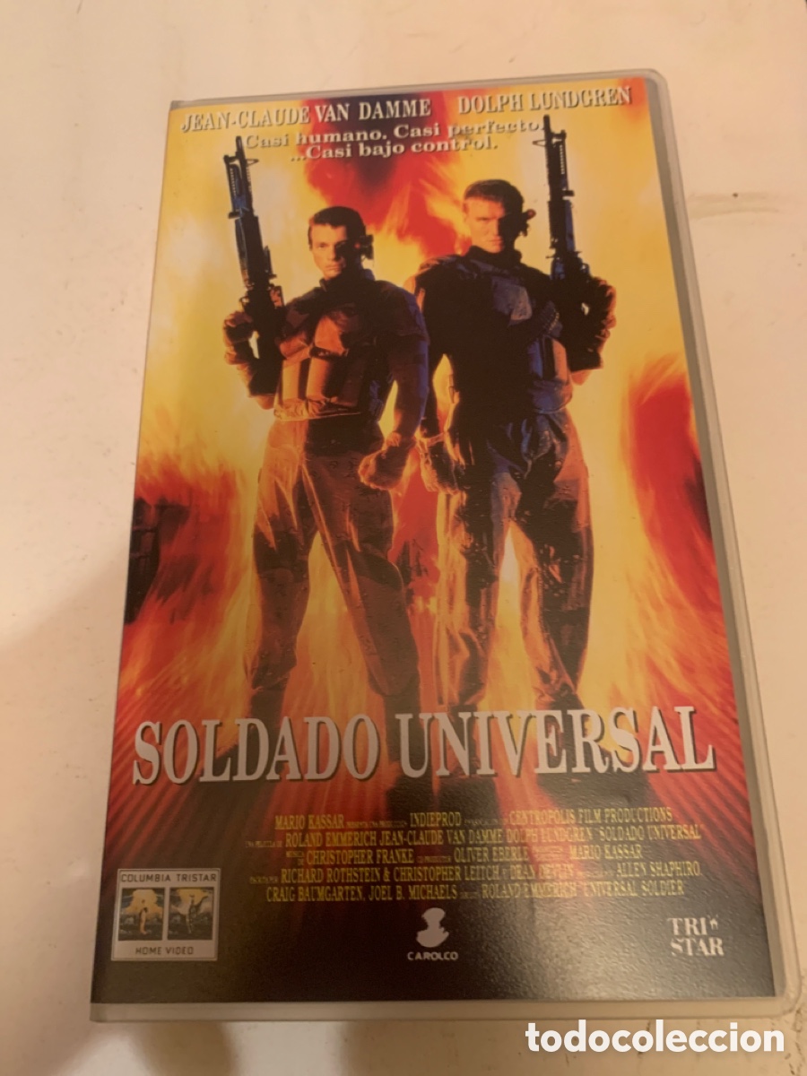 Cine: Vhs soldado universal ciencia ficcion terror