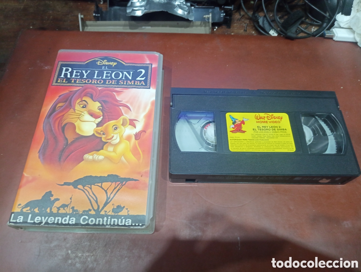 Cine: VHS dibujos EL REY LEON 2 EL TESORO DE SIMBA - Foto 1