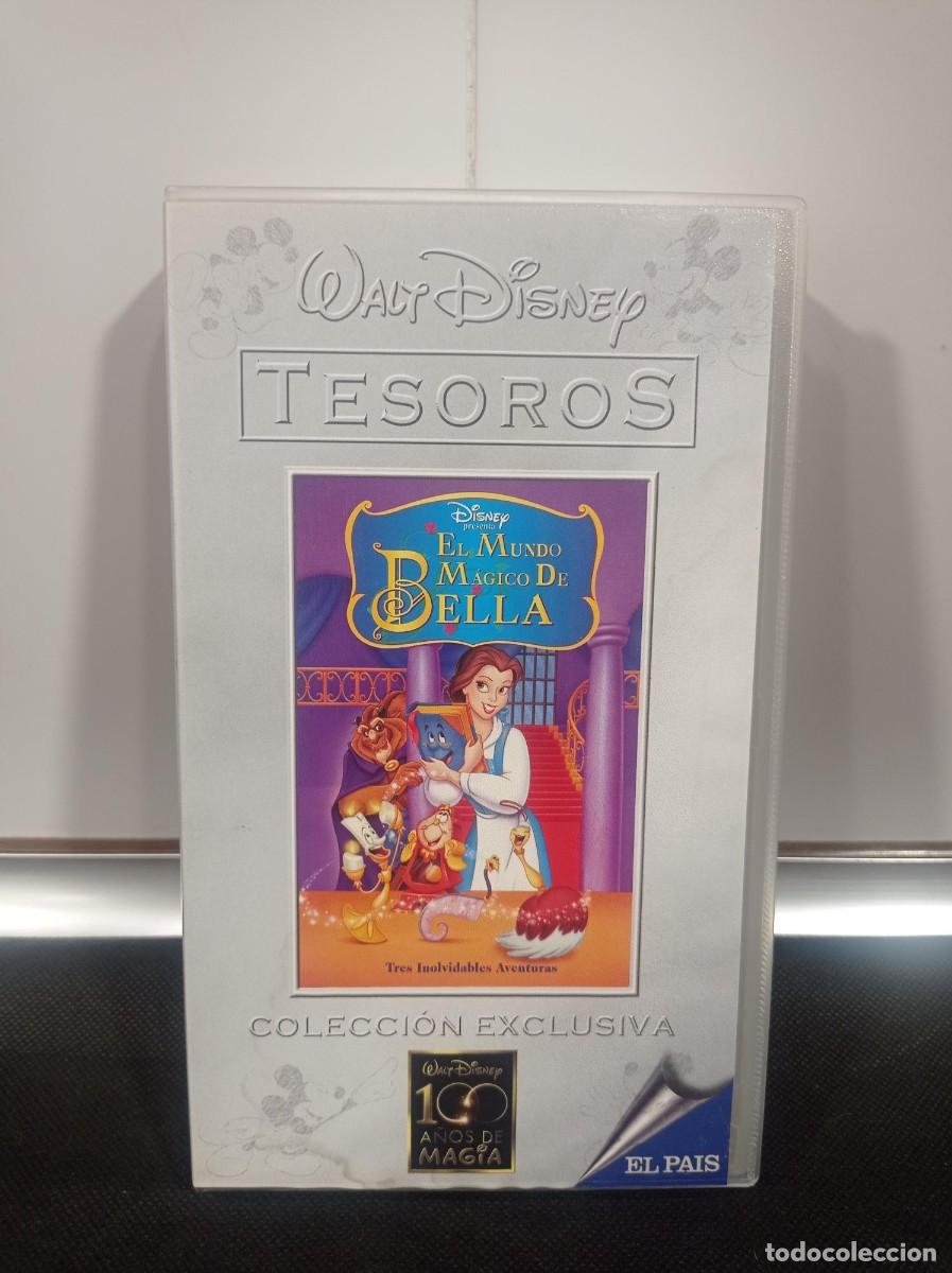 Kino: PELICULA VHS COLECCI&Oacute;N TESOROS WALT DISNEY: EL MUNDO MAGICO DE BELLA