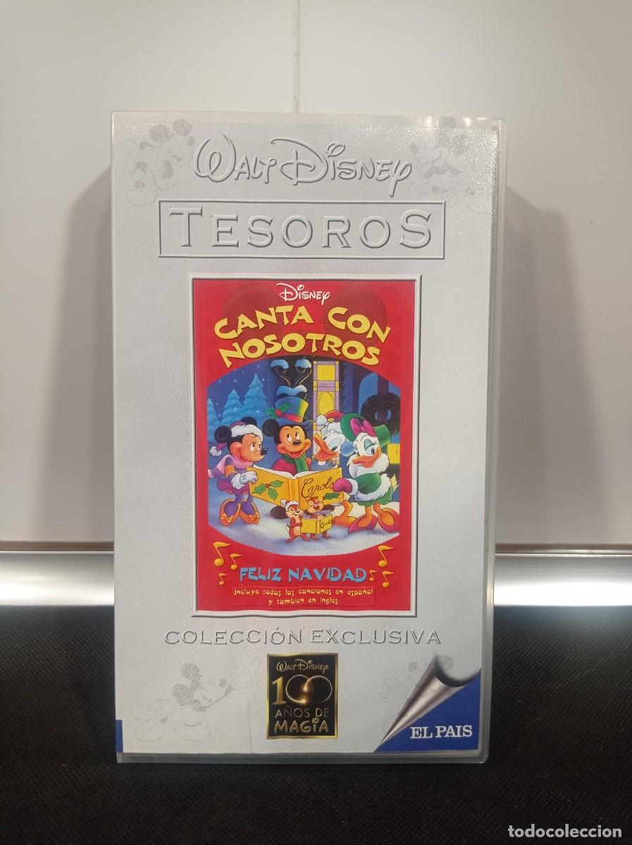 Cine: PELICULA VHS COLECCI&Oacute;N TESOROS WALT DISNEY: CANTA CON NOSOTROS / FELIZ NAVIDAD