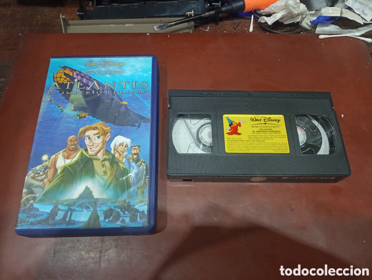 Cine: VHS dibujos Atlantis el imperio perdido - Foto 1