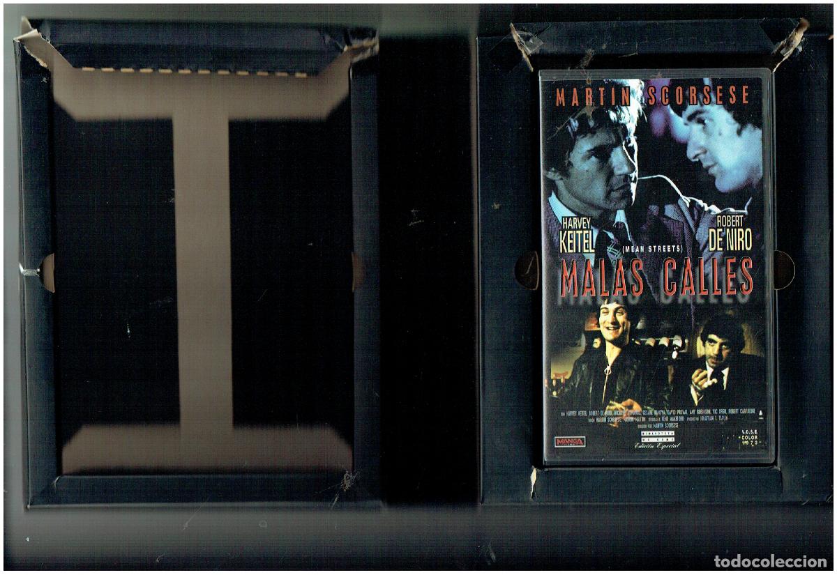Cin&eacute;ma: ESTUCHE EXTERIOR E INTERIOR DE LA PEL&Iacute;CULA: MALAS CALLES. MARTIN SCORSESE.(ST/BL3)
