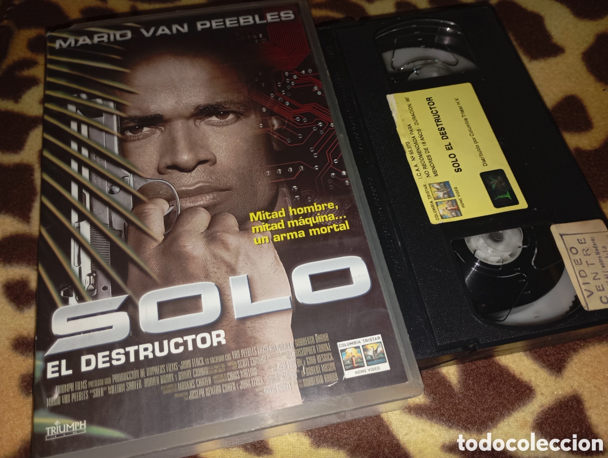 Cine: S&oacute;lo el destructor -vhs- caja grande