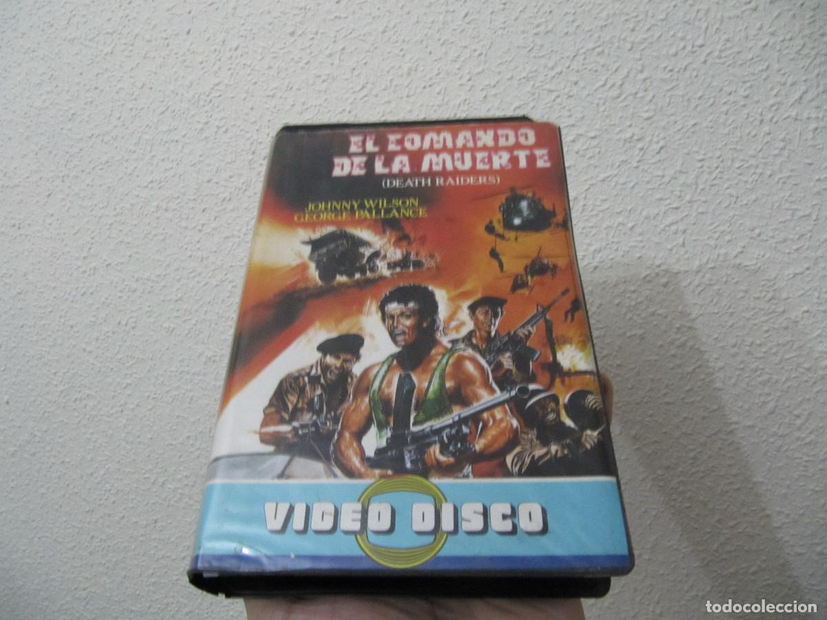 Cine: El Comando de la Muerte DEATH RAIDERS JOHNNY WILSON GEORGE PALLANCE VHS