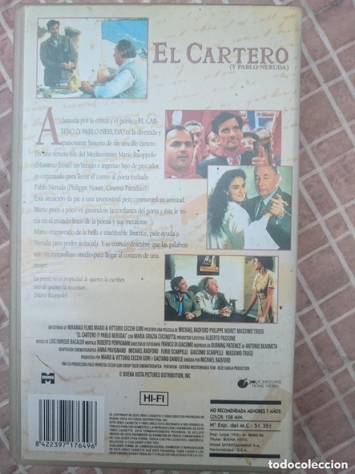Cine: VHS - EL CARTERO Y PABLO NERUDA - Foto 2