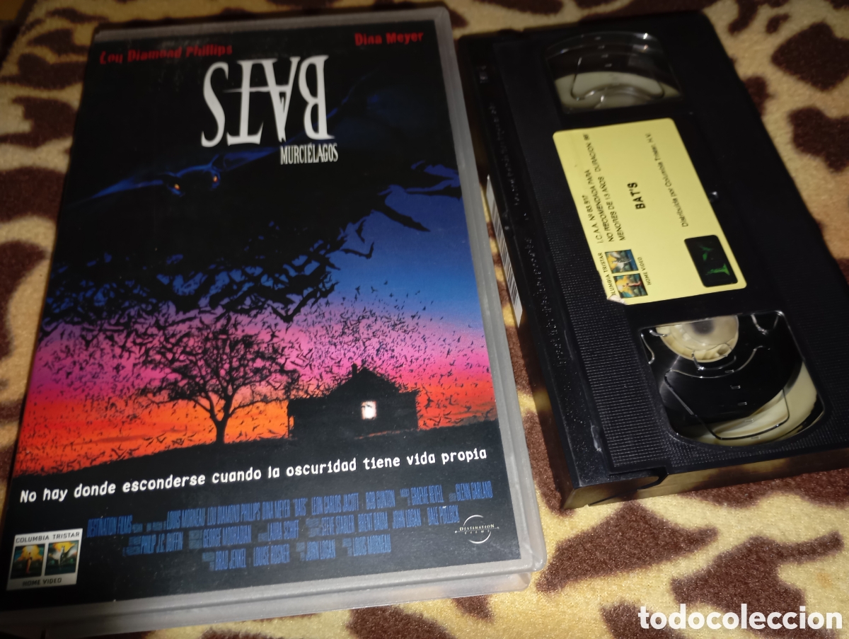 Cine: Bats- murci&eacute;lagos - vhs- caja grande