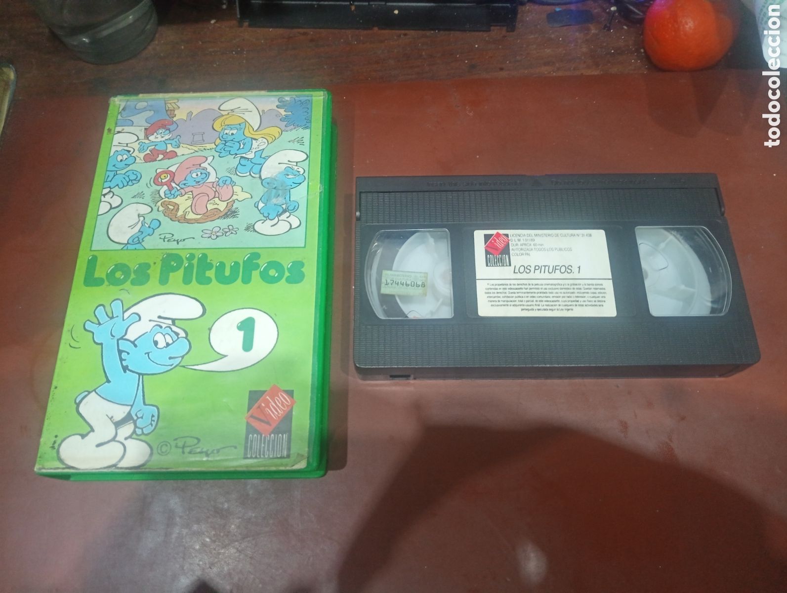 Cine: VHS dibujos LOS PITUFOS 1 - Foto 1